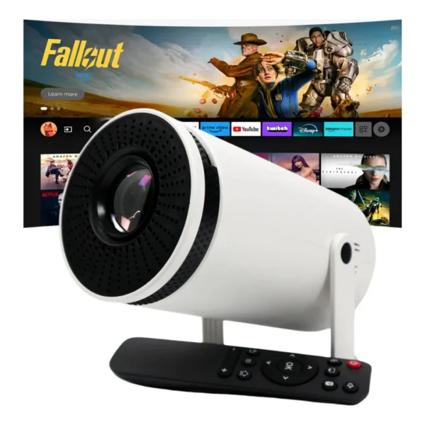 Projetor Smart Portátil HY-300 Full HD 4k Branco